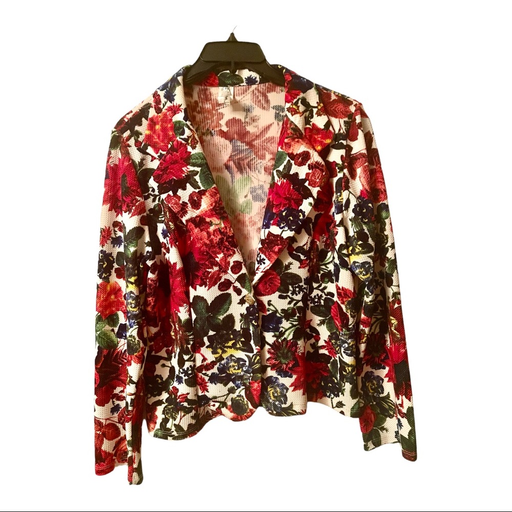 Floral blazer Size 1XL